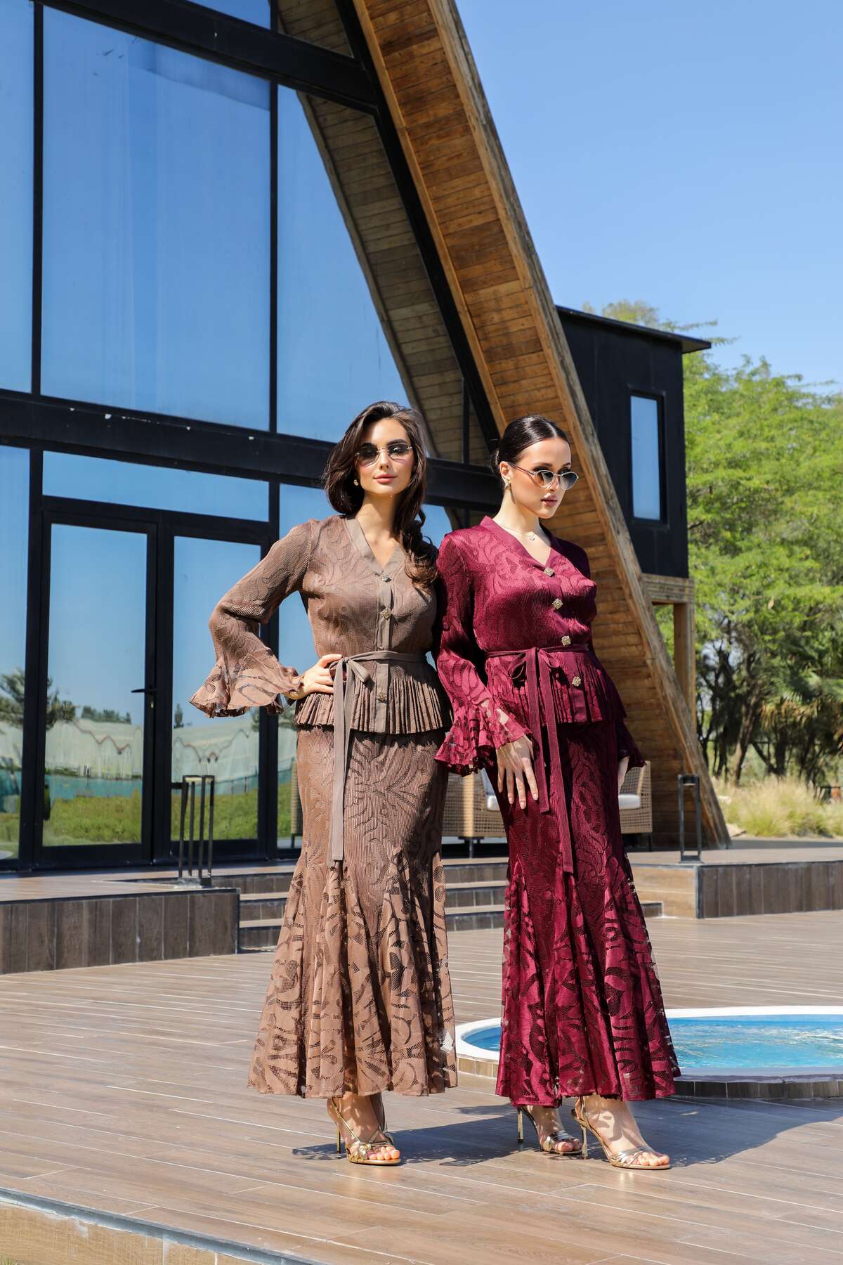 designer dresses uae Bianca Nera